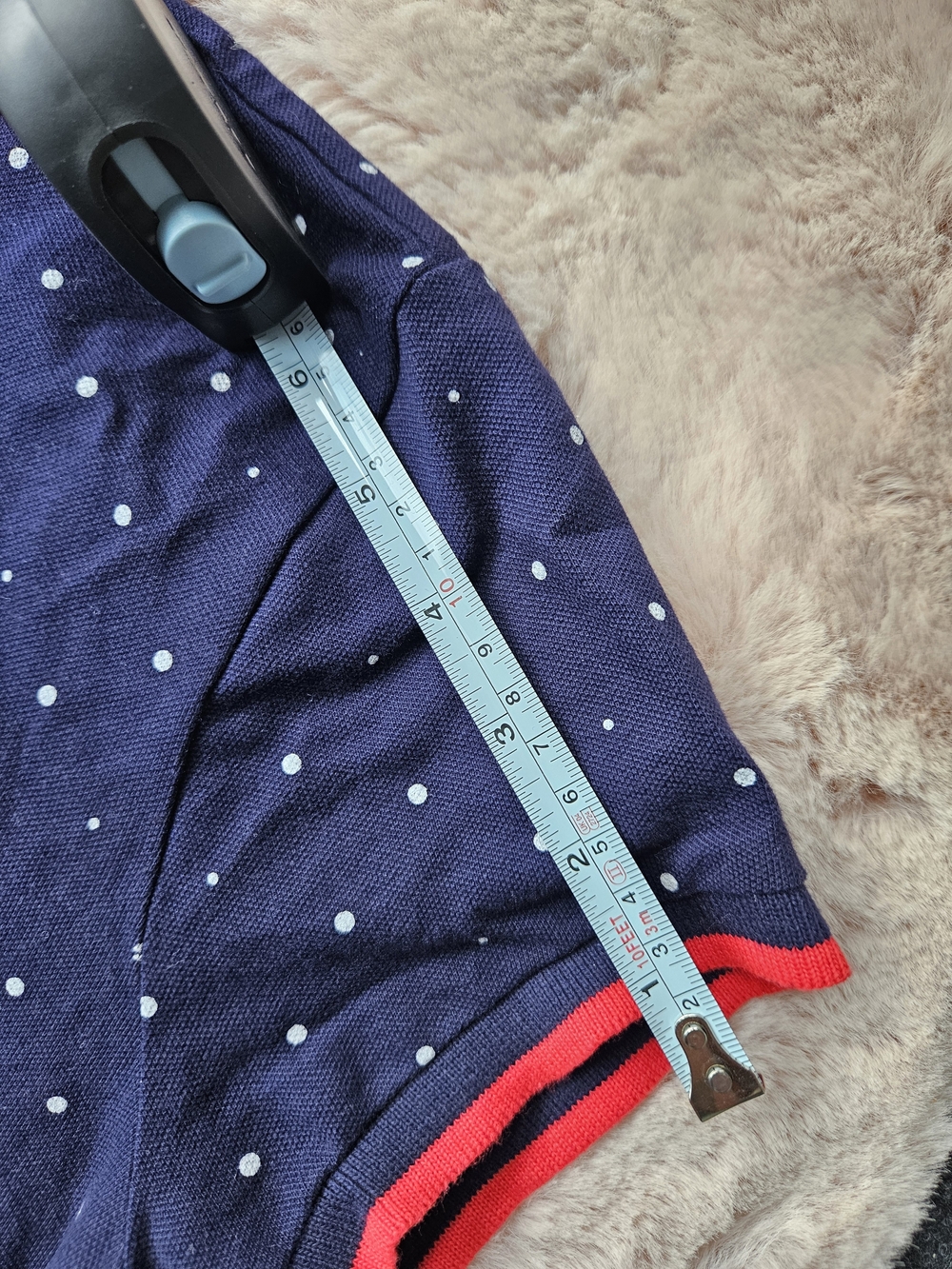 U.S. Polo Assn. Navy Polo with Red and White Trim - Picture 9 of 12